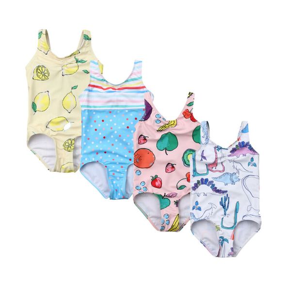 

summer toddler kids baby girl sleeveless swimsuit swimwear swimming bikini bathing suit