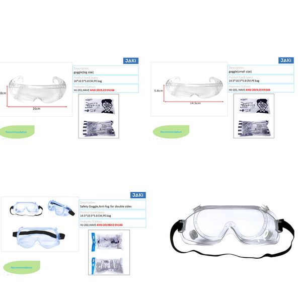 

safety goggles glasses eyewear protective triple lab anti-dust wind proof virus for shortsightedness mma3109-a