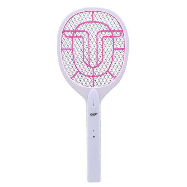 

3 слойная сетчатая ракетка съемная батарея мощный abs безопасный usb перезаряжаемый мухобойка электрический светодиодный домашний удобный ру