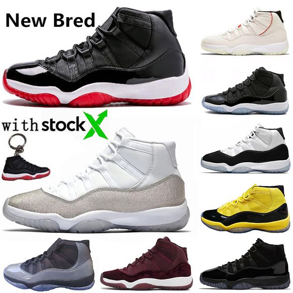 

дешевые нью-bred 11 баскетбол обувь 11s metallic silver red velvet concord 45 cap и платье платина оттенок женщины мужские кроссовки спортив, White;red