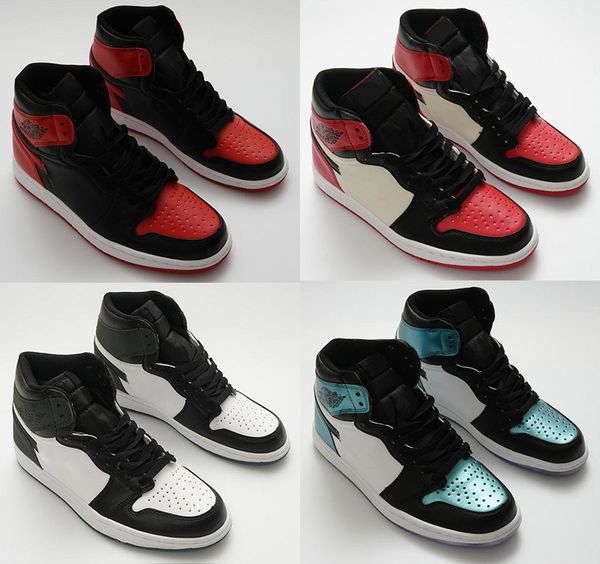 

basketball shoes 1 og high banned black red white men retro basketball shoes 1s women sports shoes fashion trainers sneakers size 36-47