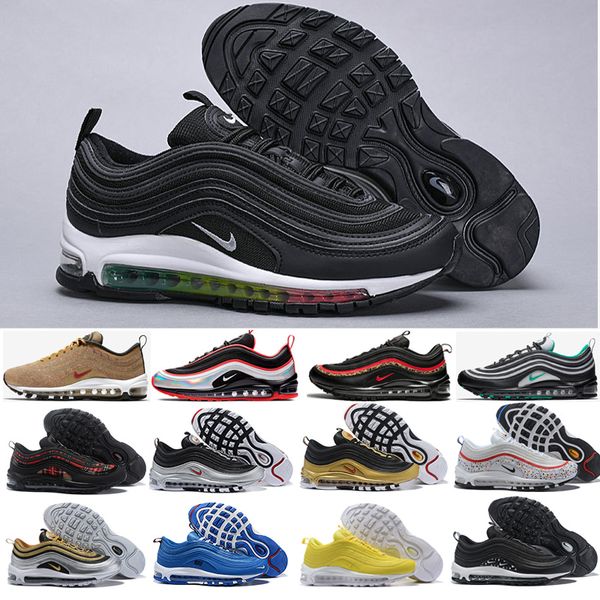 

2019 new arrival with box casual mens womens running shoes cushion silver gold sneakers athletic designers sports outdoor shoes y452