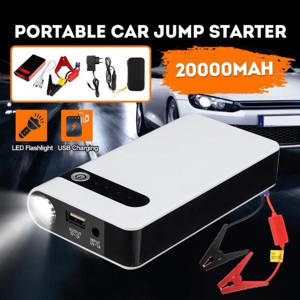 

12v 20000mah car jump starter usb jumper box power bank battery charger emergency starting device