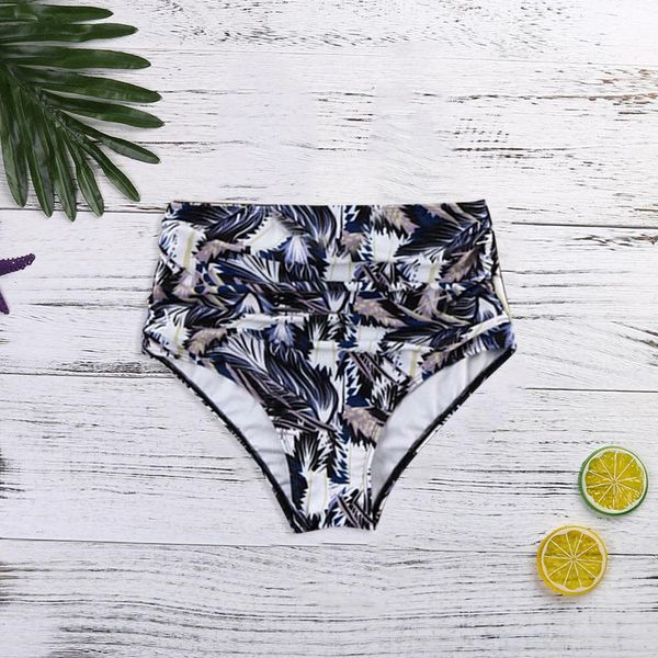 

separate female swimsuit bottom bikinis 2019 mujer underwear high waist leopard printed women swimming pants #d