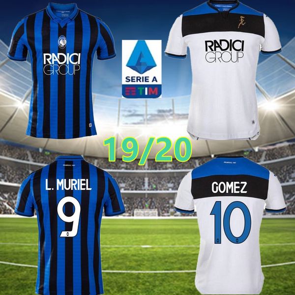 

19 20 atalanta bc soccer jerseys 2019 2020 home .muriel comez de room gosens soccer jersey shirt ilicic mancini away football uniform, Black;yellow