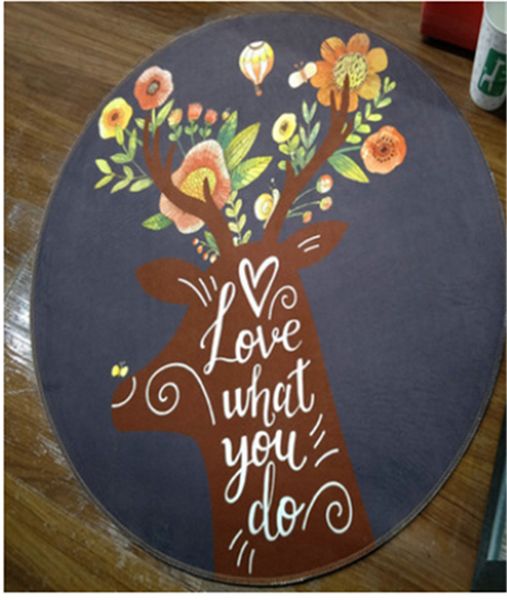 

new product specials washable 3d printing doormat living room bedroom coffee table carpet floor mat kitchen bathroom non-slip