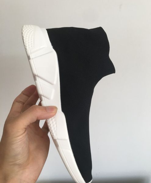 

new 2020 ace designer casual sock shoes brand speed trainer black red triple black fashion socks boots sneaker trainer shoes 36-45