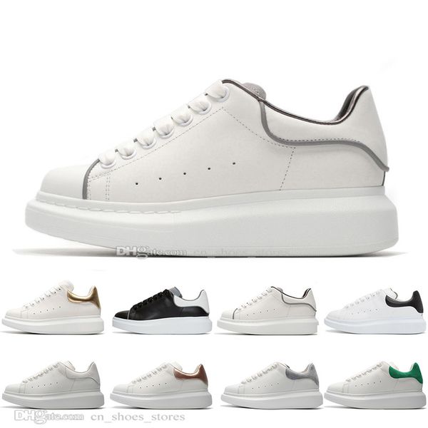 

3m reflective uk mens designer shoes 2019 fashion luxury designer women shoes party platform casual sneakers eur 36-45, Black