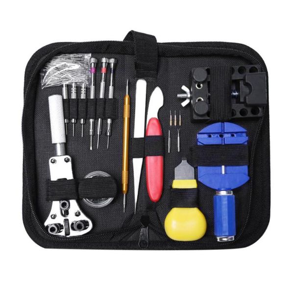 

144pcs/set professional for watch case opener link pin remover screwdriver repair tools kit watches repairing tool set