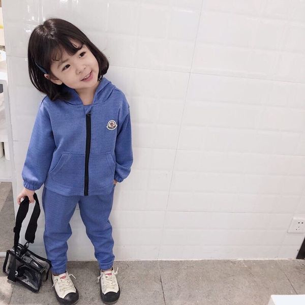 

2020 новой высокого качества плюс бархат детской с длинным рукавом два-piece19121201y5, White