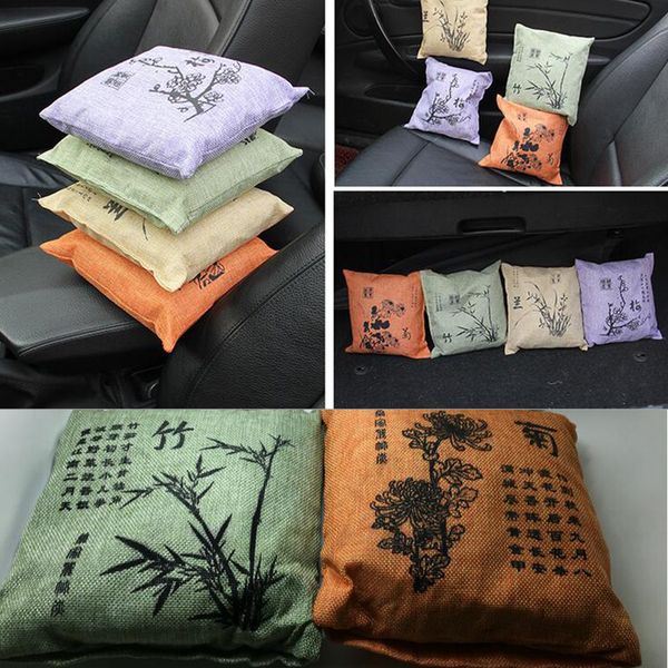 

air purifying bag bamboo charcoal deodorizer car refreshener home smoke pet odor eliminator mold remover moisture eliminator