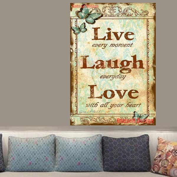 

diamond mosaic sale live laugh 5d diamond painting full square family love diy embroidery decoration home wall sticker