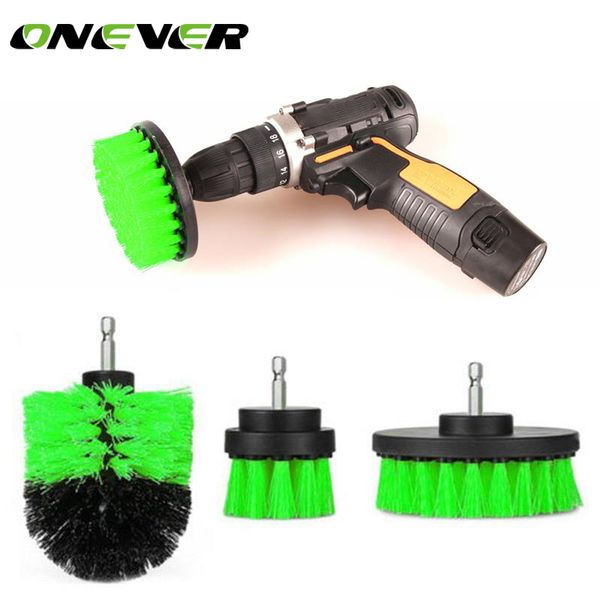 

3pcs power scrubber brush set for bathroom drill scrubber brush for cleaning cordless drill attachment kit power scrub