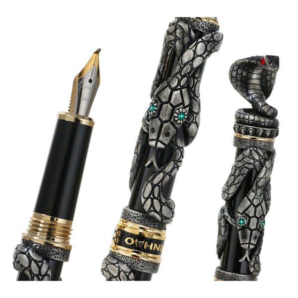 

finance snake fountain pen 1.0mm art nib jinhao calligraphy pen office supplies