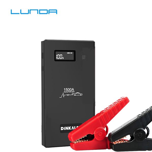

multi-function car emergency start power supply 1500a high current start 8.0l car with smart protection clip