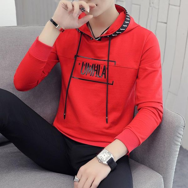 

spring 2019 men's guards, caps and long sleeves fashion printed leisure guards, Black