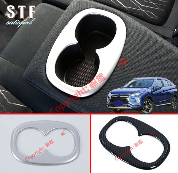 

abs interior rear cup drink holder cover trim bezel frame molding garnish for mitsubishi eclipse cross 2018 2019