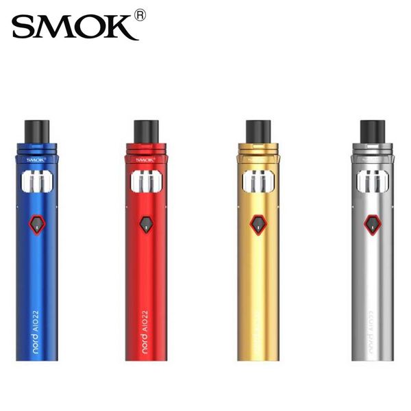 

SMOK Nord Aio 19 Kit Внутренняя батарея 1300 мАч Aio 19 Nord Mesh 0,6 Ом Nord Обычные катушки 1,4 Ом Новый универсальный комплект Аутентичные