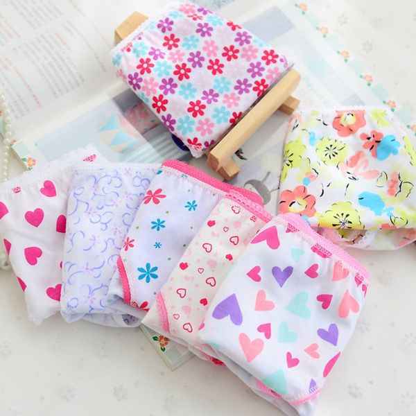 

6pcs kids baby girls underwear cotton panties short briefs children underpants, Camo