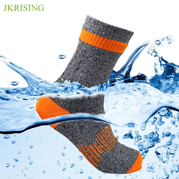 

men sport socks outdoor hiking waterproof socks cycling skii women bicycle breathable ridingg fishing, Black