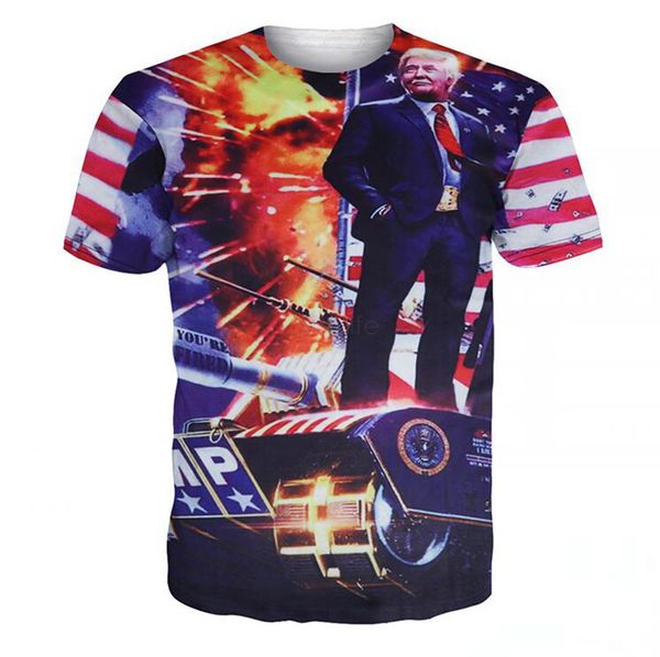 

pro t trump sleeve shirt trump men o-neck short t-shirt shirts homme -jja2066 donald 3d print 2020 tirsf, Black