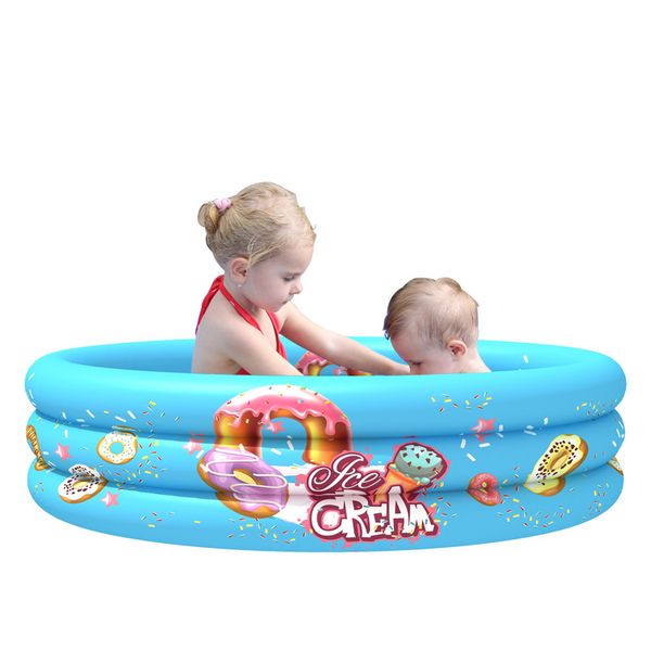 

90cm/110cm inflatable swimming pool round home use cartoon eco-friendly pvc baby ocean ball pool toy gift for toddler kids