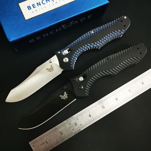 

Benchmade BM810 BM810BK BM 810 Быстроразборный нож Osborne D2 - Замок AXIS, Лезвие M390 G10 Ручка OEM BM485 BM 940 BM943 BM781 C81 3300 BM42