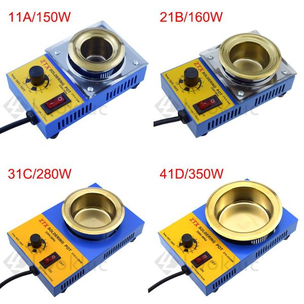 

1pcs eu plug temperature controlled soldering pot melting tin pot tin cans