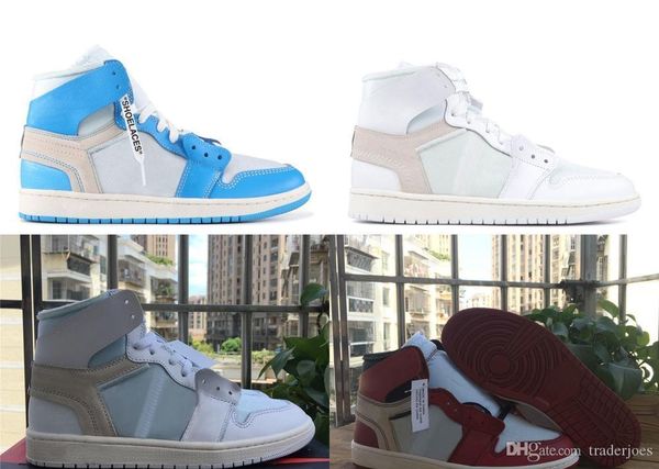 

box with mens basketball shoes sneakers university blue chicago red white for men brand designer shoes for men size us7-13