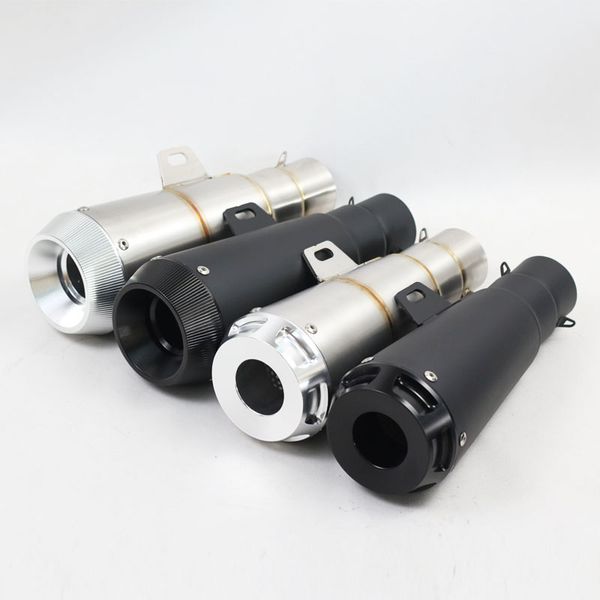 

universal motorcycle exhaust 51mm inlet modified muffler cnc motocross pipe for mt07 mt09 tmax500 er6n cb400 fz6