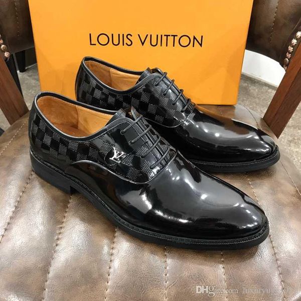 

New product genuine leather men brogue hoe lace up bullock bu ine dre men oxford hoe male formal hoe
