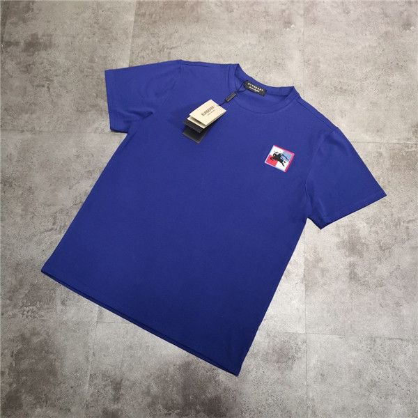 

2020 spring summer designs bbr luxury brands tshirt chest horse print classic embroid letters tshirt casual tee men women tshirt 2.16, Gray;blue