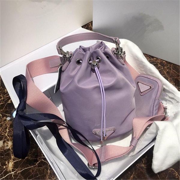 

drawstring pocket fashion shoulder bag handbag handbag old shopping bag messenger bucket