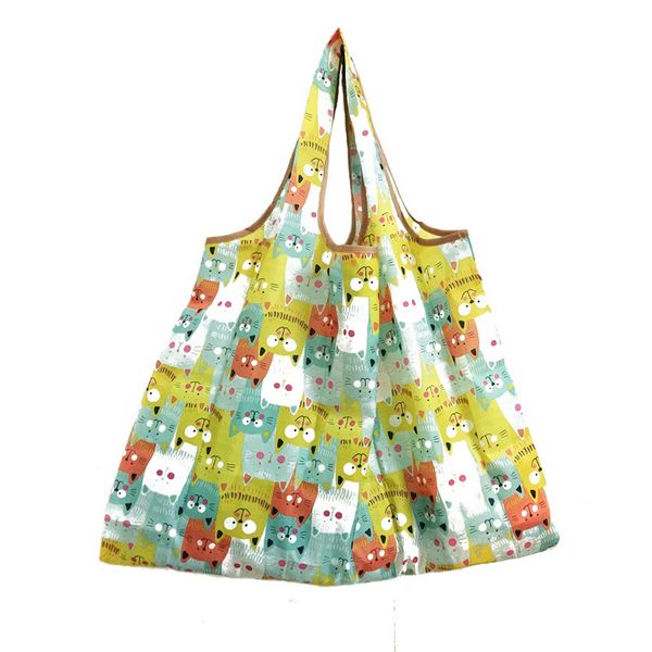

recycle storage grocery foldable handy shopping bag reusable tote pouch handbags