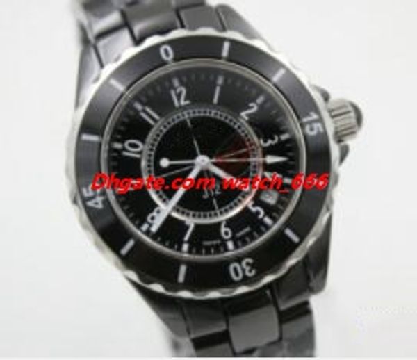 

New Version Unisex Watch Wristwatch H0685 38mm Automatic Black Dial Stainless Steel Bracelet Luxury Women Watch Free Shipping