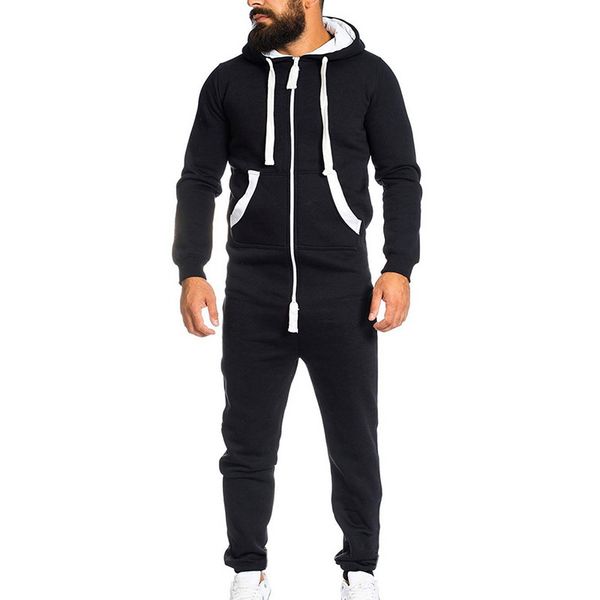 

vertvie brand men running sets thickening sports jumpsuit hoodie slim outdoor fitness tracksuit sweat sportwear set quick drying, Black;blue