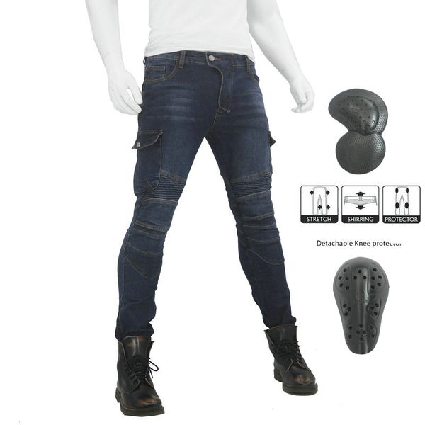 

2019 motorpool ugb06 jeans leisure motorcycle men's off-road outdoor pants with protect equipment knee pads