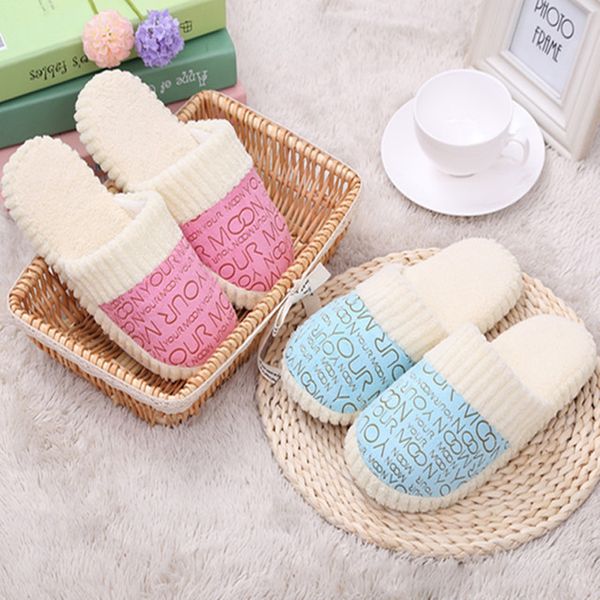 

зимние домашние тапочки warrm женщины мужчины мягкие комнатные тапочки теплые хлопчатобумажные любители домашняя крытая теплая обувь для спа, Black