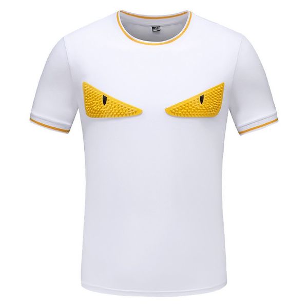 

little monster t-shirt summer fashion streetwear hip hop tees, White;black