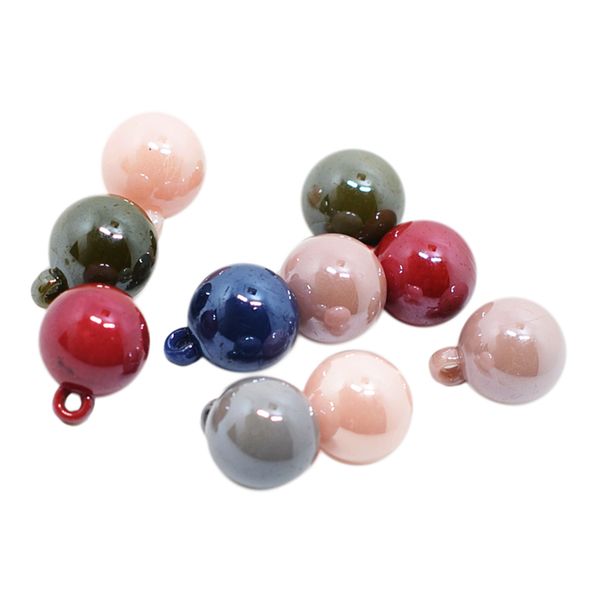 

10pieces assorted hair rope end beads loose spacer beads for hair tie making