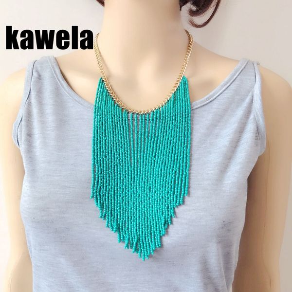 

beads tassel pendant fashion new collar fashion necklace, Silver