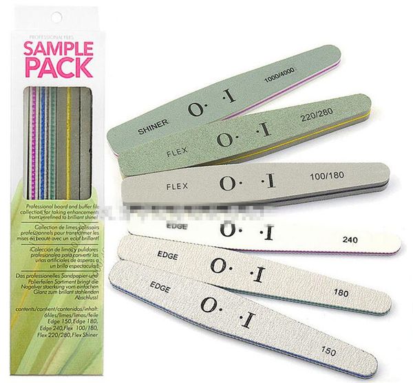Arquivos de unhas Buffer Esponja Polido Strip A Face Polimento Manicure Beauty 6 Piece Set Nails Art Tool Sets Grátis Navio 50