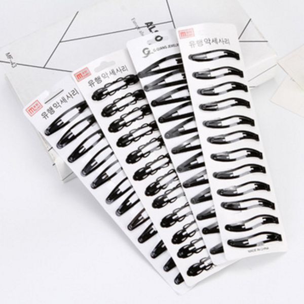 

12pcs black simple girl hair clips hairpin women hairgrip barrettes head hairpin for women hair styling tool beauty accessaries