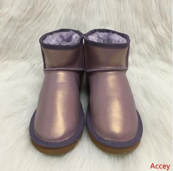 

женщины ботинок австралийская boots ботинки снежка женщин водонепроницаемая кожа зима теплая открытый ботильоны зимняя обувь марка идк разме