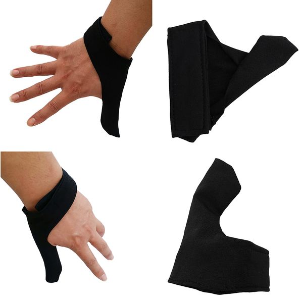 

2pcs universal sports bowling ball thumb saver right & left hand finger grip protector replacement accessories