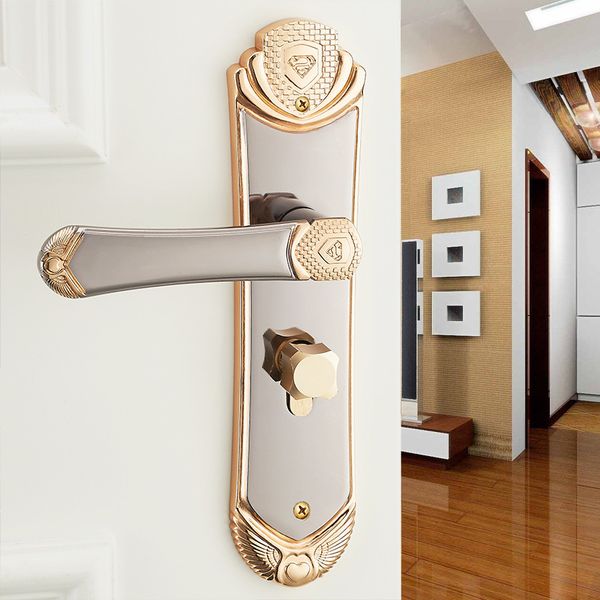 2019 European Bedroom Door Lock Indoor Solid Wood Door Room Handle Home Locks Door Handle From Jmqj66 28 53 Dhgate Com