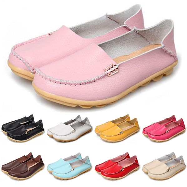 

women designer casual shoes black white red yellow low cut flat fashion leather outdoor sneaker size 35-44