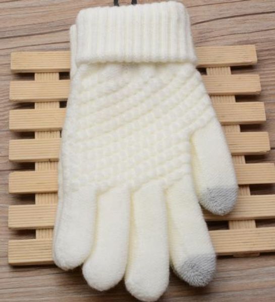 

fashion-ms male girl gloves new creative imitation cashmere knitting screen saver warm winter fashion gloves, Blue;gray