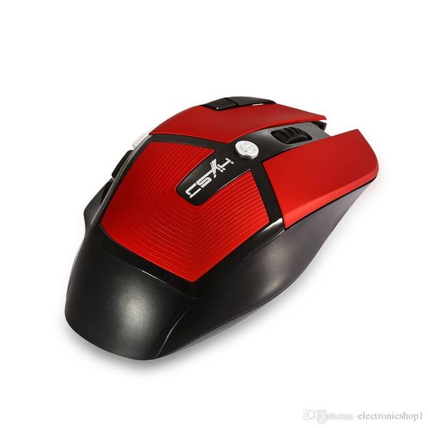 

2018 brand new novelty 2.4g wireless optical 8d 2400dpi gaming mouse ergonomic adjustable dpi pro game mic for lappc computer
