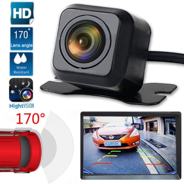 

new arrival 170 degree cmos waterproof night vision car rear view reverse backup parking camera hd oc11